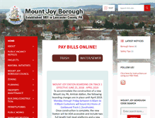 Tablet Screenshot of mountjoyborough.com